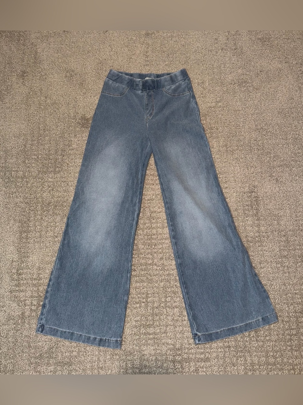 Kids Wide Leg Denim Jeans Size 6X